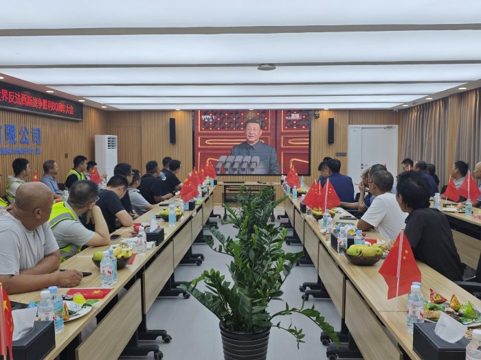 通过多种形式收看阅兵盛况